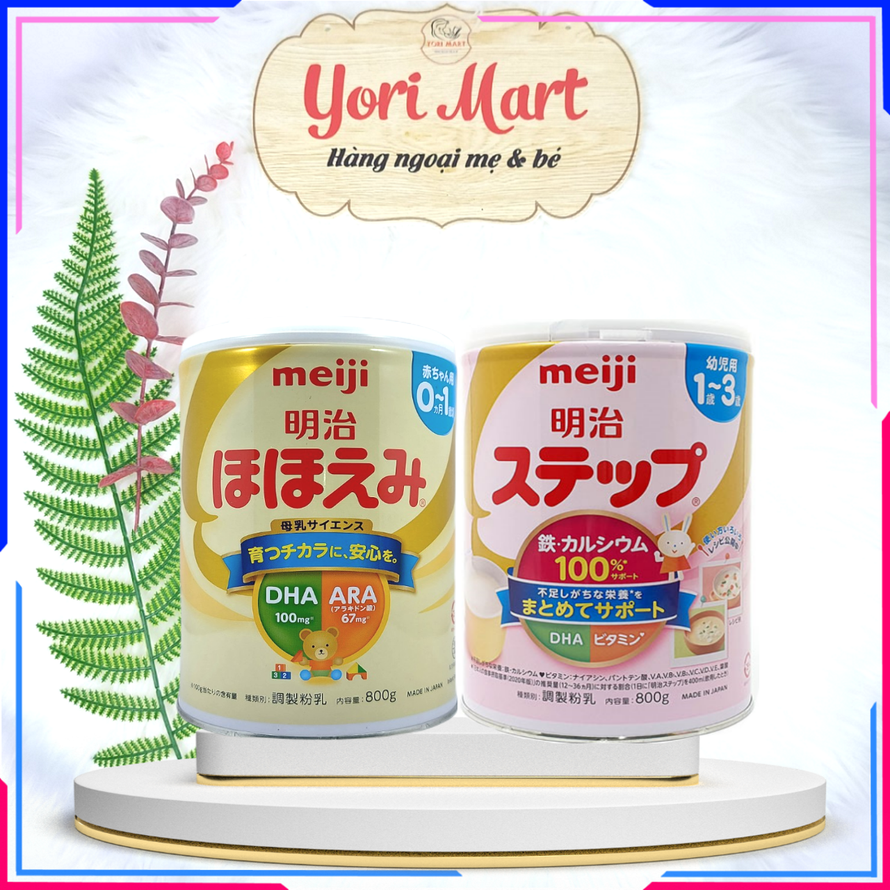 Sữa Meiji lon 800g/hộp nội địa Nhật