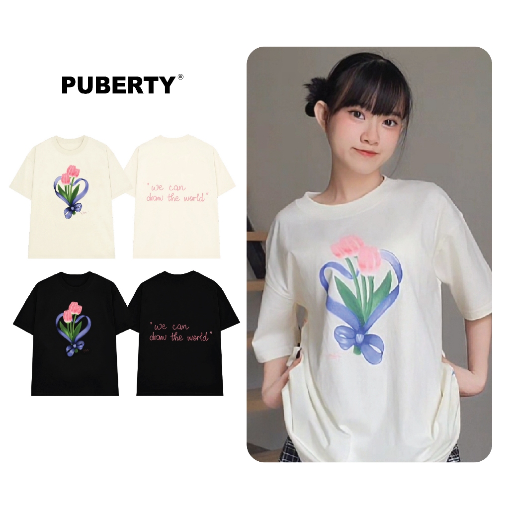 Áo thun localbrand puberty tulip tee
