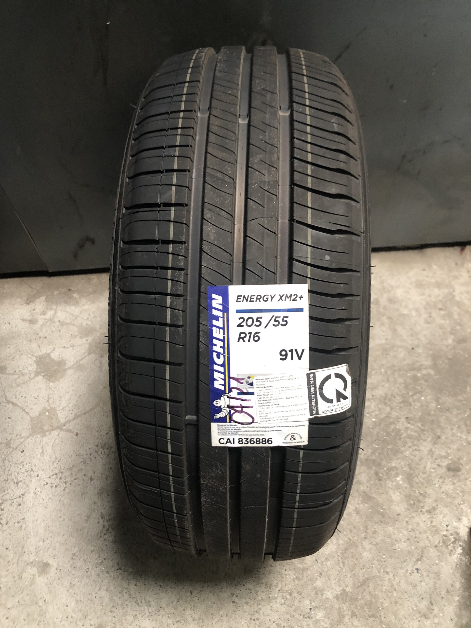 Lốp michelin 205/55r16 xm2+