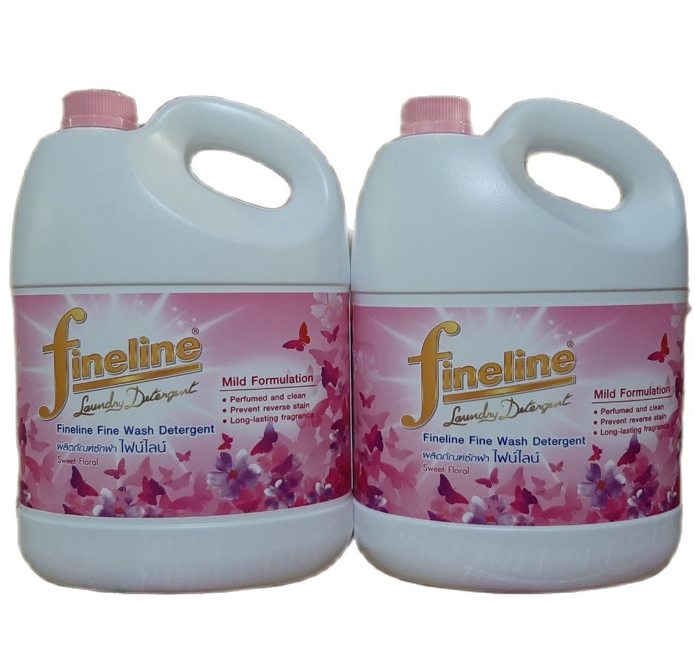 [HCM] (KTT) Nước giặt xả FINELINE can 3000 ml Thái Lan Màu Hồng