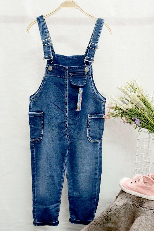 Yếm jean dài cho bé gái siêu cute