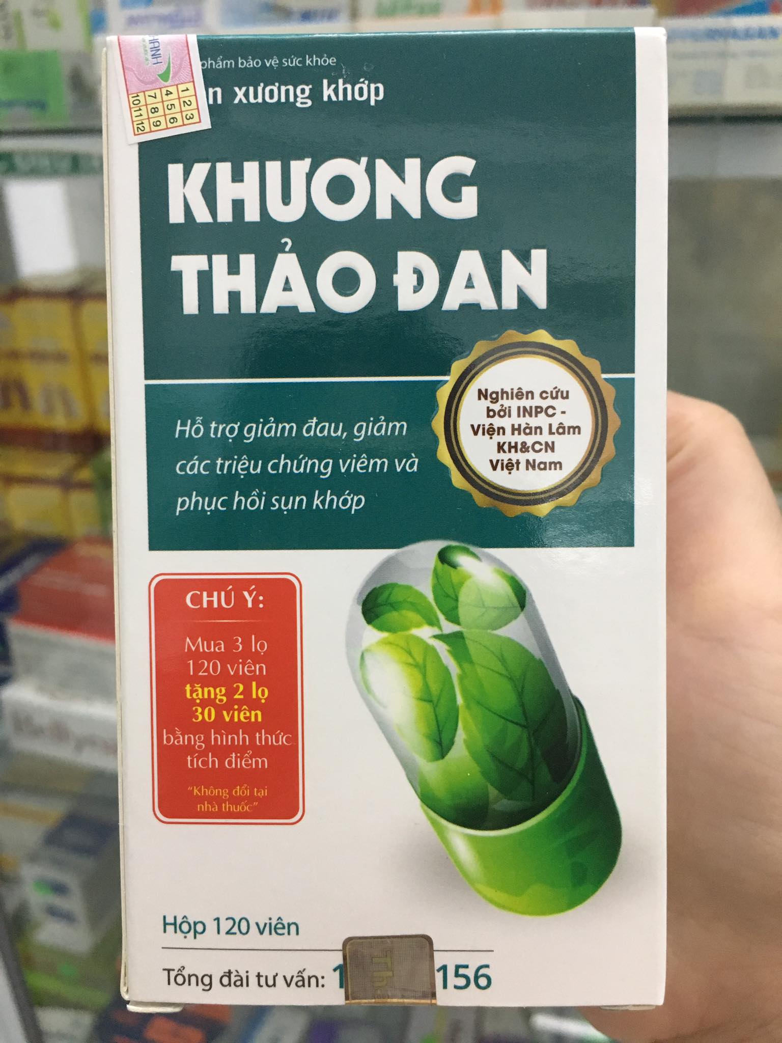 Khương thảo đan hộp 30 viên