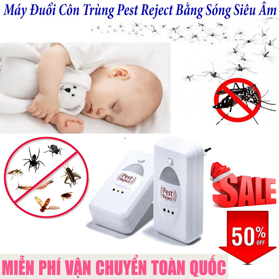 [HCM]Máy Đuổi Côn Trùng Bằng Sóng Siêu Âm Pest Jerect Loại Bỏ Chuột Ruồi  Muỗi  Gián... Khỏi Ngôi Nhà Bạn.7