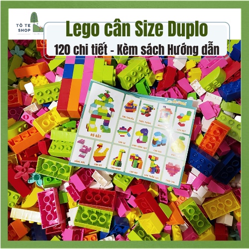 1kg Đồ Chơi Xếp Hình Lắp Ráp Cho Bé, Lego gạch xếp hình theo cân, đồ chơi xếp hình bán cân gạch tương thích Lego Duplo