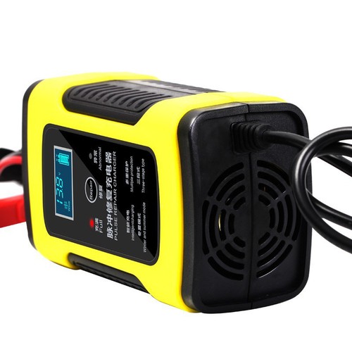 Sạc bình ac quy 12v từ 4Ah-100Ah có chức năng phục hồi acquy bằng khử sunfat, thông minh tự ngắt khi đầy, chống ngược cực
