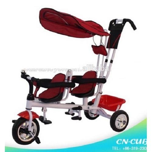 XE ĐẨY ĐÔI CHO BÉ CAO CẤP 2020 - Có mái che, bảo hiểm, để chân, giỏ đồ