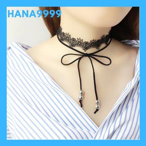 Vòng cổ nữ choker ren 2 lớp cá tính kèm video