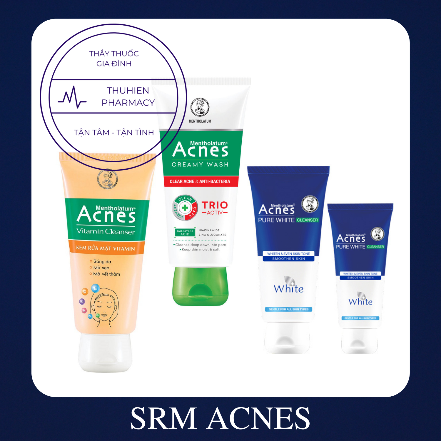 Sữa rửa mặt Acnes giúp ngăn ngừa mụn, sáng da, phục hồi thâm sau mụn