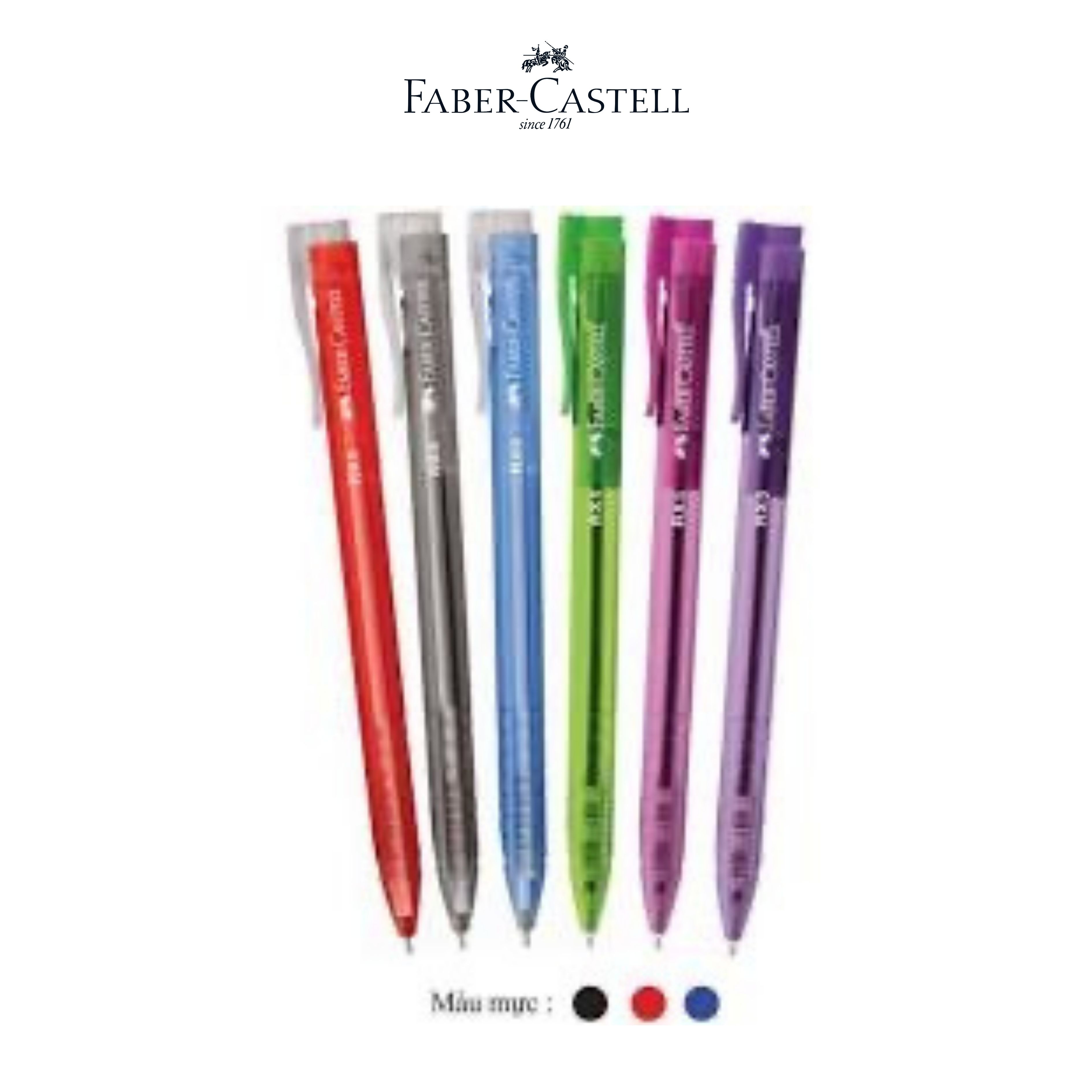 Bút bi rx5 0.5 mực đen faber-castell