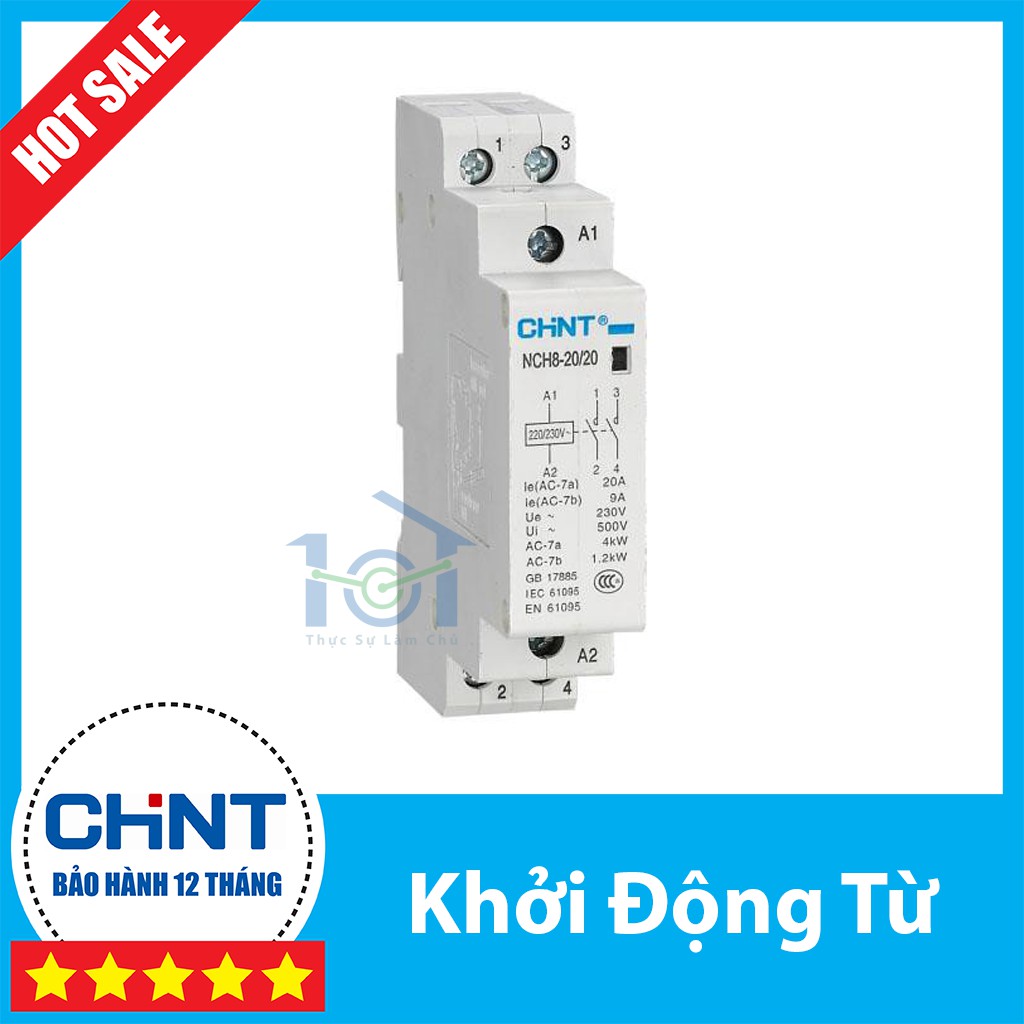 Contactor khởi động từ chint 25a/220v