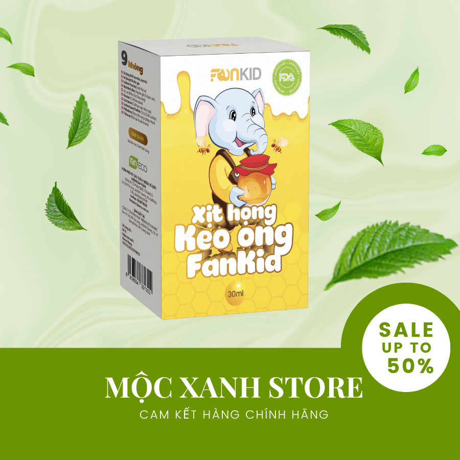 Xịt Họng Keo Ong FanBee - hỗ trợ điều trị đau rát họng, viêm họng, nhiệt miệng, loét miệng lưỡi [FREE SHIP]