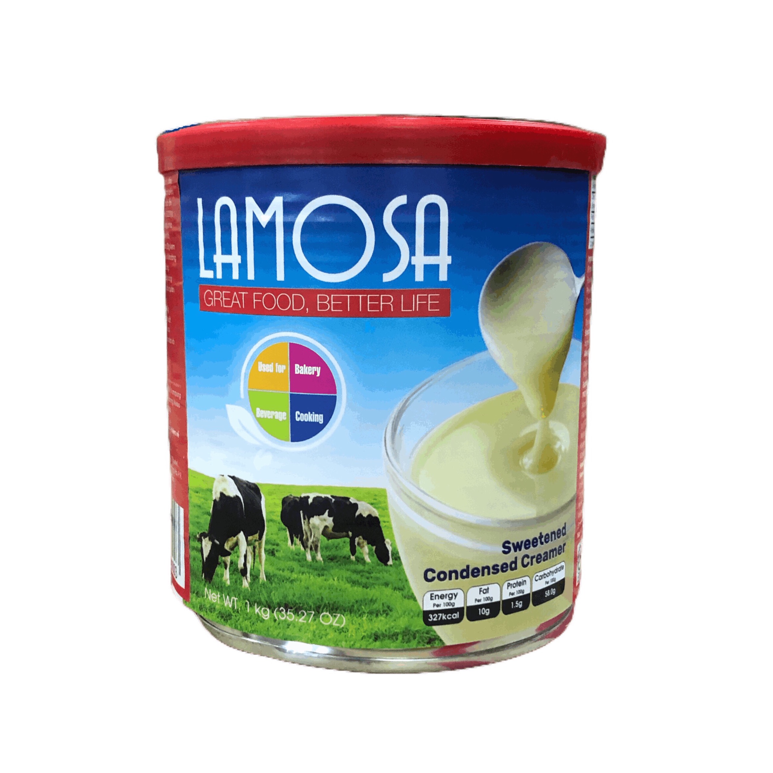 [HCM]Sữa Đặc Có Đường Cao Cấp LAMOSA  Lon 1Kg