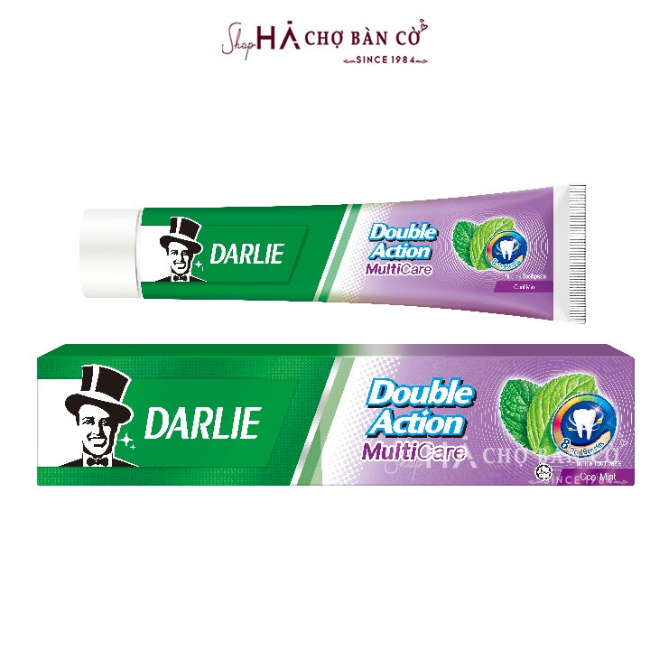 Kem Đánh Răng DARLIE - 8in1 Double Action Multi Care Mint 180g