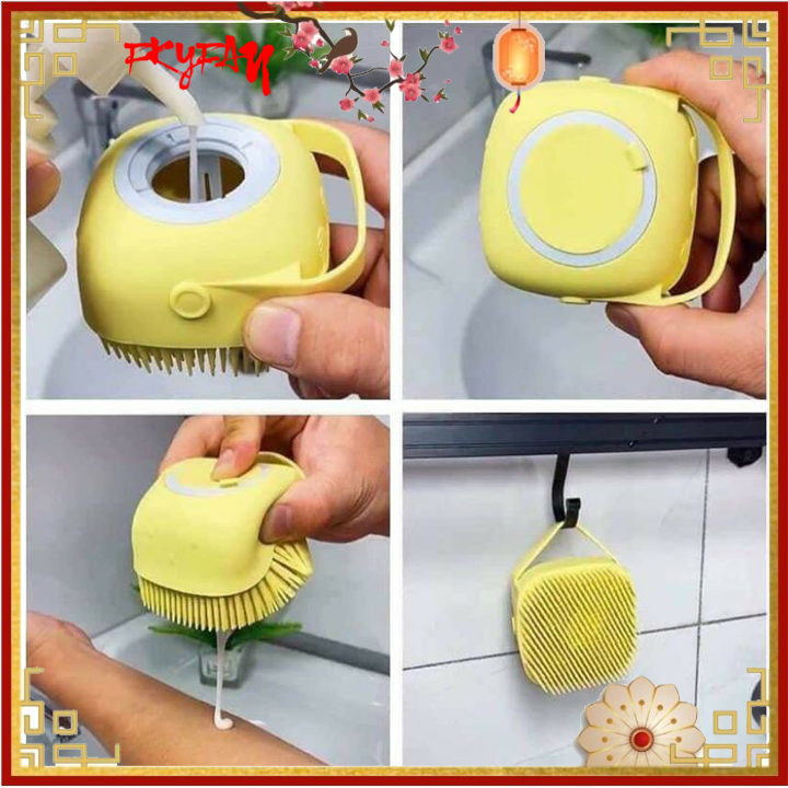 Cọ bông tắm 3 in 1 hàng hót mẫu mới 2021 massage body cực đã Bông tắm,bông tắm kì ghét,Chà lưng silicon ,chà lưng,tạo bọt cao cấp chất liệu nềm mại