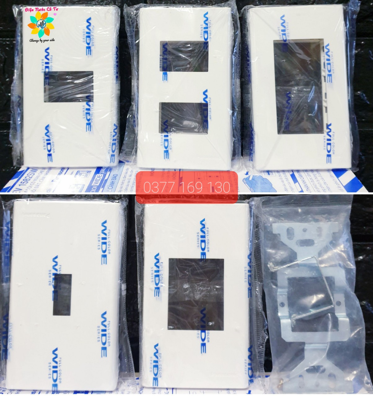 Mặt thiết bị điện cho công tắc/ổ cắm/cb cóc/cb 2 pha panasonic