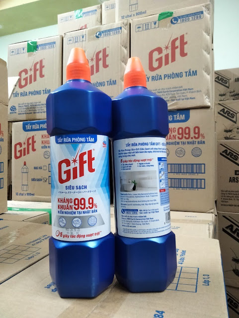 Nước tẩy TOILET siêu sạch cực nhanh Gift 900ml - sieuchodaiphat