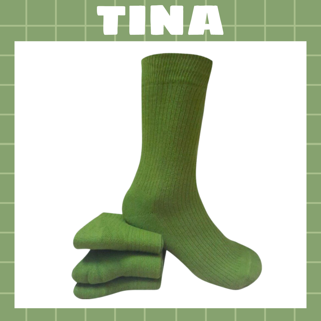Tất-Vớ Nam chất Liệu cotton dày dặn 3 màu xanh lá, xanh cô ban,xanh rêu