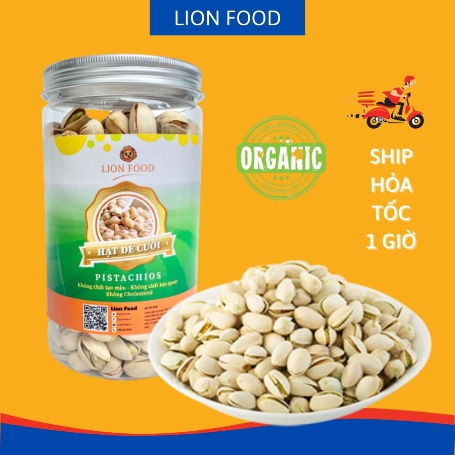 Hạt dẻ cười LION, hạt dẻ cười tách vỏ, hạt dinh dưỡng, đồ ăn vặt, tăng cường hệ miễn dịch, bổ máu, cải thiện hệ thần kinh