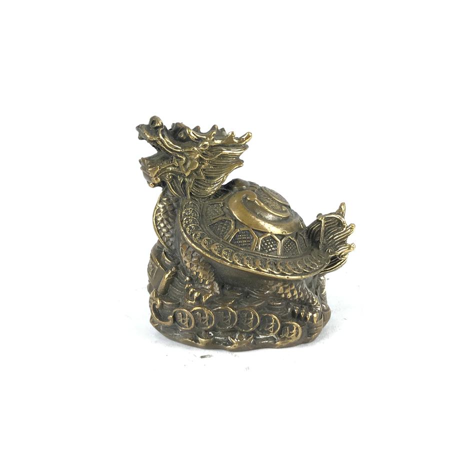 Tượng đồng long quy chữ thọ