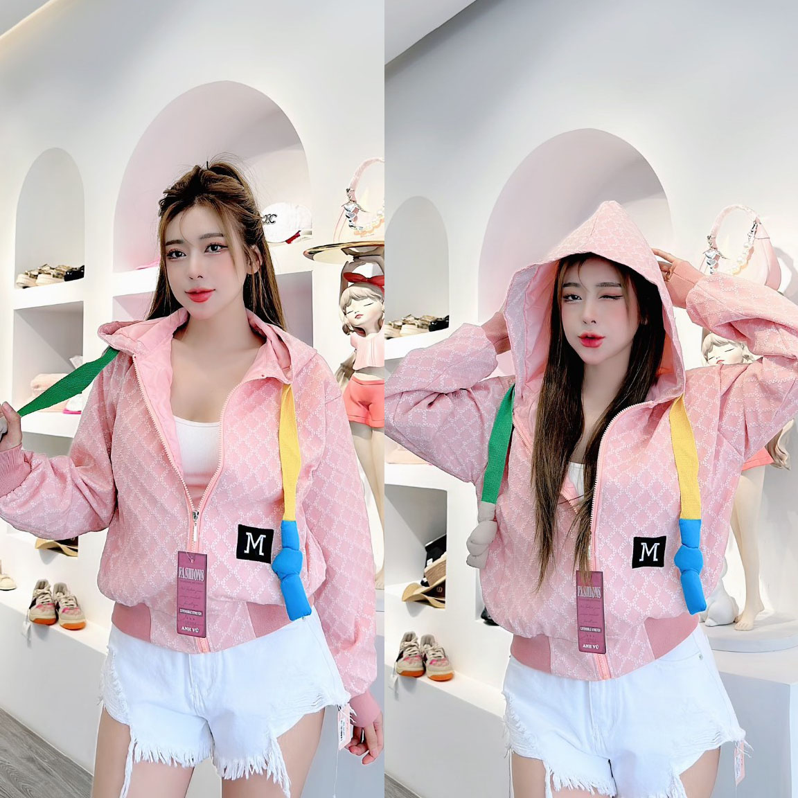 Áo Khoác Chống Nắng Chất Liệu Xốp Siêu Đẹp Mẫu Áo Khoát Siêu HOT TREND Hàng 02 Lớp Sang Xịn Mịn Chống UV Chống Tia Cực Tím Tốt Hàng Có Nón To Tiện Lợi Đi Nắng Che Mưa