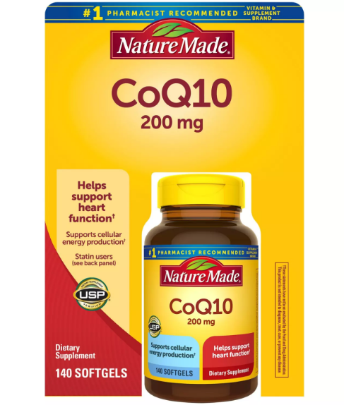 Nature made viên uống hỗ trợ tim mạch coq10 200mg 110 viên