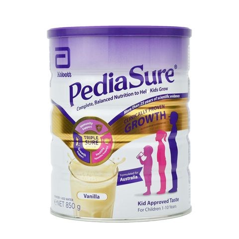 Hộp Sữa Bột Pediasure Úc Vanilla 850g – Úc date 07/2021