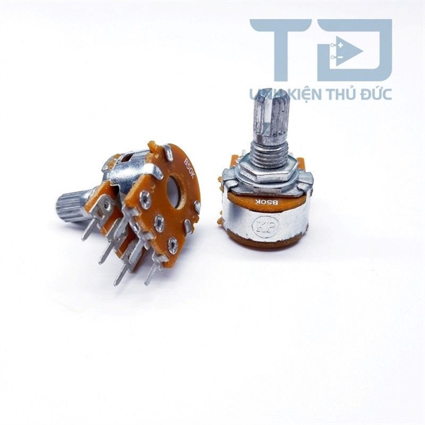 WH148-503-6P Biến Trở Volume Đôi 50K Taiwan