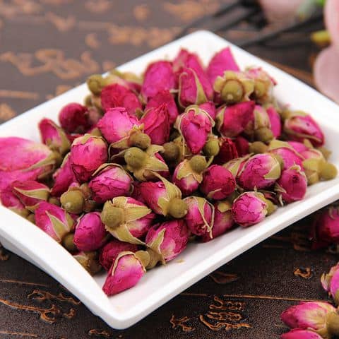 100g Nụ hoa hồng sấy khô nguyên bông pha trà