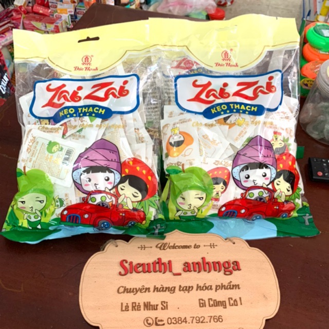 Thạch zai zai đức hạnh túi 1kg
