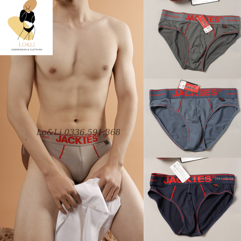 Quần lót nam JACKIES 606 bản lưng lớn chất vải thun lạnh siêu mát, thông thoáng, co dãn 4 chiều, thoải mái suốt ngày dài - Hàng thương hiệu JACKIES