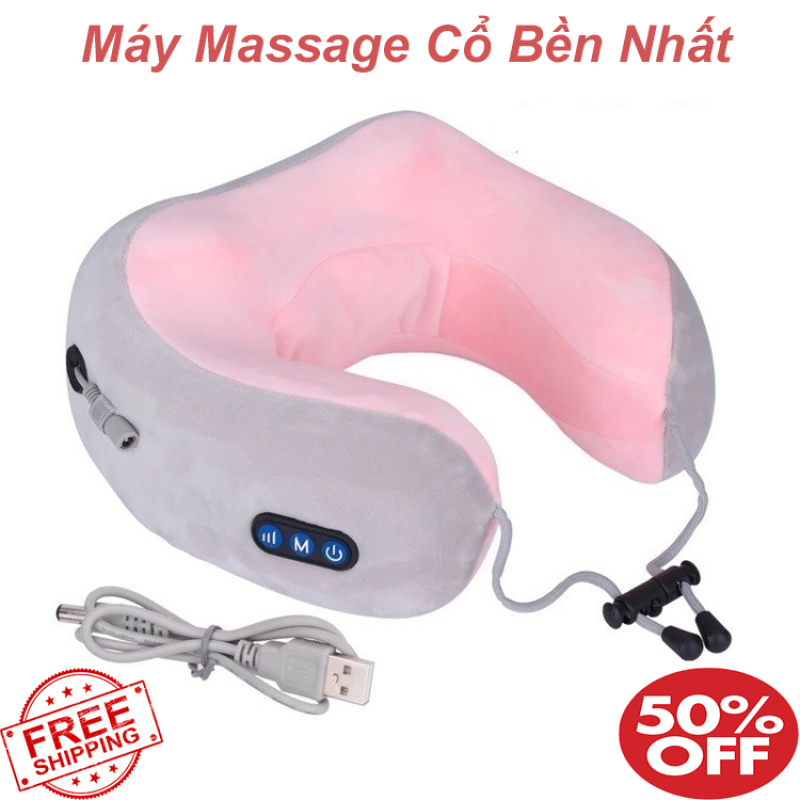 Gối Massage Cổ Chữ U Hàn Quốc Máy Massage Vai Cổ Gáy Đa Năng Vải Lông Mềm Mại Nhiều Chế Độ Massage. Gối Massage Trị Liệu Cao Cấp Giành Cho Mọi Lứa Tuổi Bảo Hành 12 Tháng.