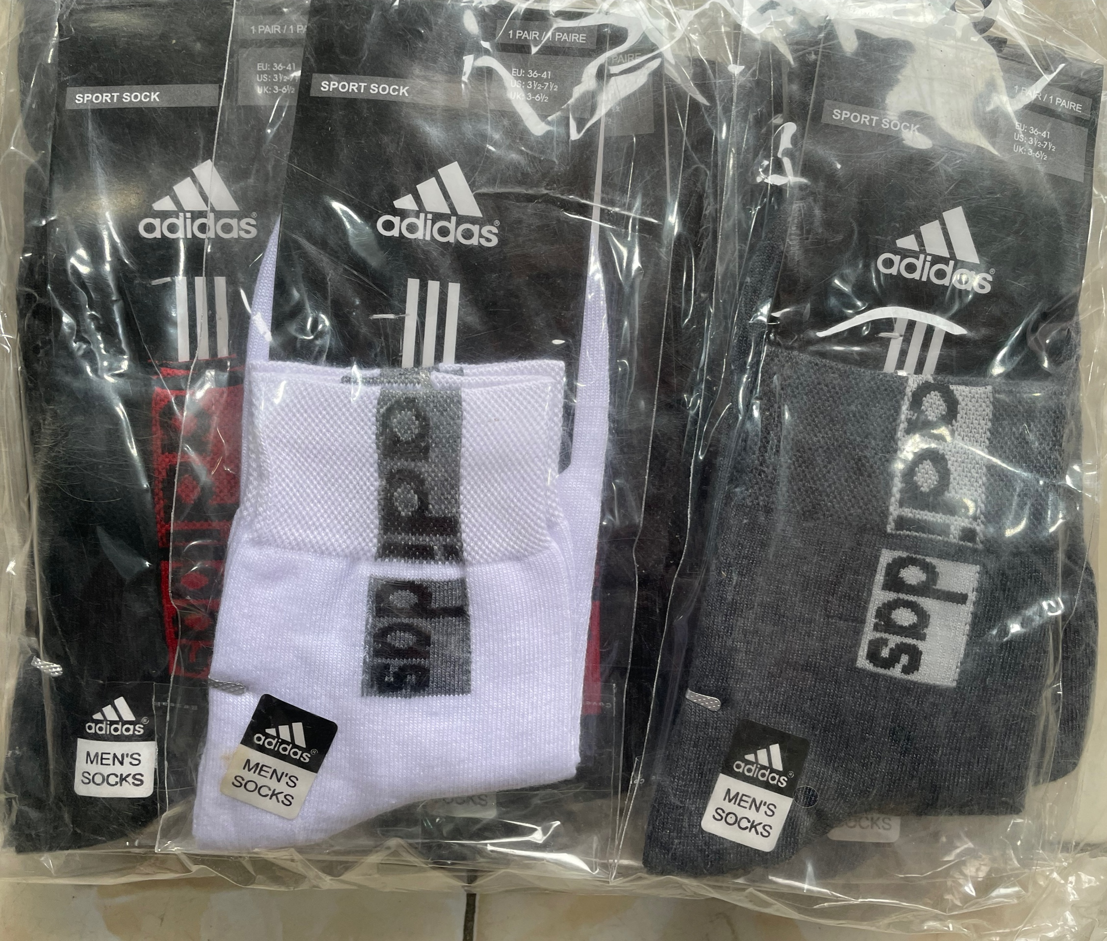 Tất nam cổ cao adidas thể thao thời trang cao cấp