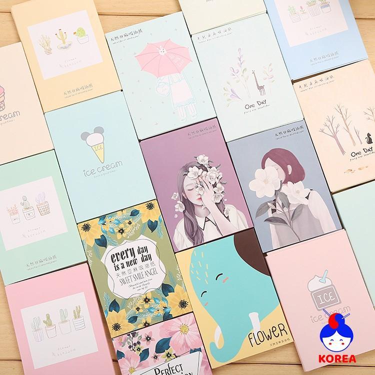 Giấy thấm dầu gói 50 miếng