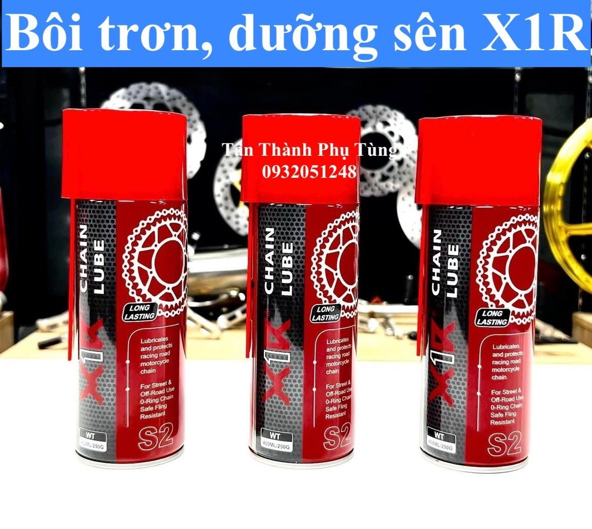 Dưỡng sên, bôi trơn sên x1r - 400ml