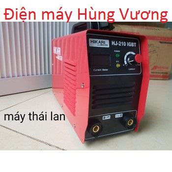 Máy hàn que điện tử hikari hj210-igbt madein thái lan, hàn que 3.2mm