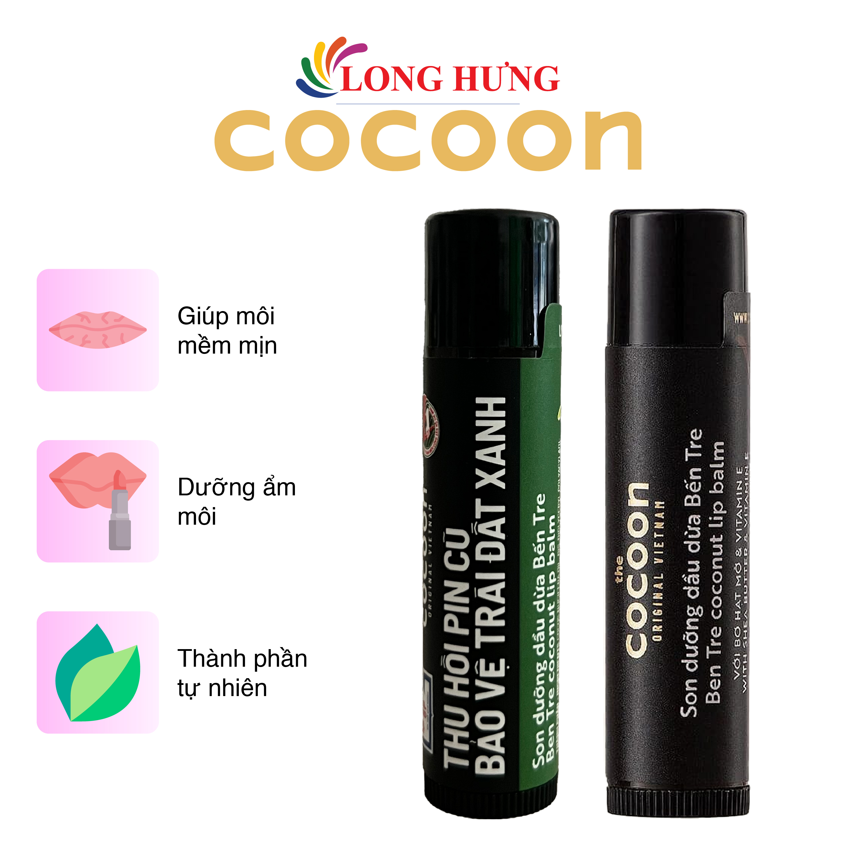 Son dưỡng Cocoon dầu dừa Bến Tre
