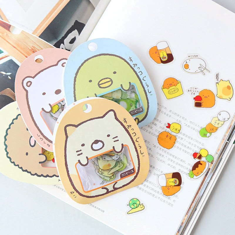 Set 5 miếng sticker molang đáng yêu cute dành riêng cho bé 7