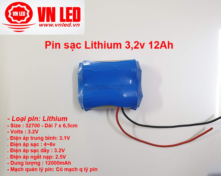 Pin sạc Lithium 12Ah và 15Ah cell pin cho đèn pha 40W và 60W, đèn đường 30W, 60W năng lượng mặt trời, 0936395395