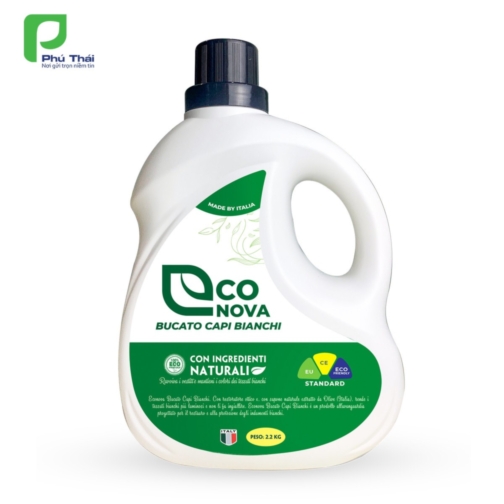 Nước giặt dành cho đồ sáng màu - Econova Bucato Capi Bianchi 2.2kg