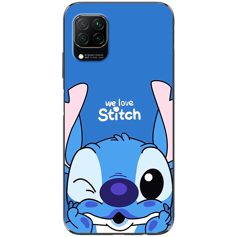 Ốp lưng nhựa dẻo Huawei Nova 7i mẫu We love stitch