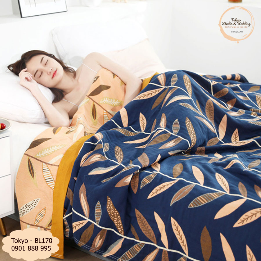 B9_chăn thu xô organic cotton dòng cao cấp