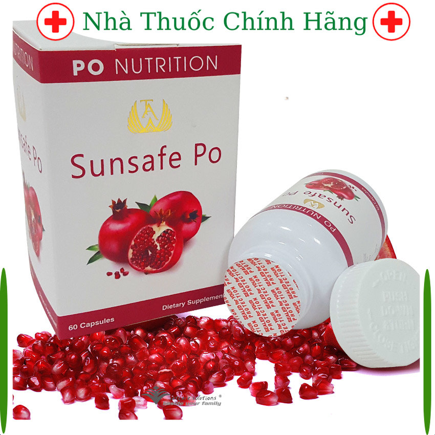 Chống Nắng Nội Sinh Po Nutrition Sunsafe Po 60 viên ,