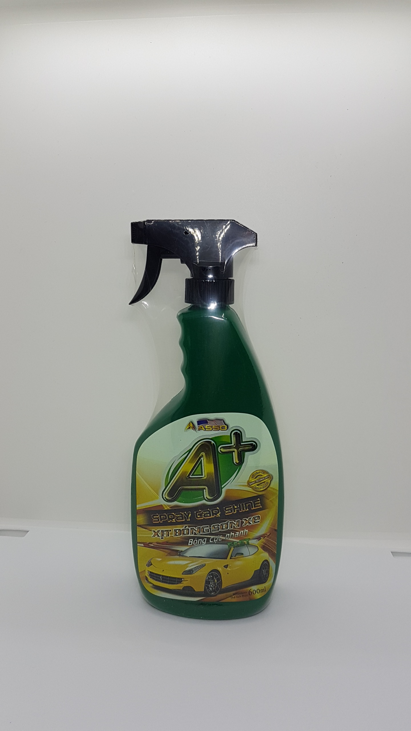 Chai xịt bóng sơn nhanh asso a+ spray car shine