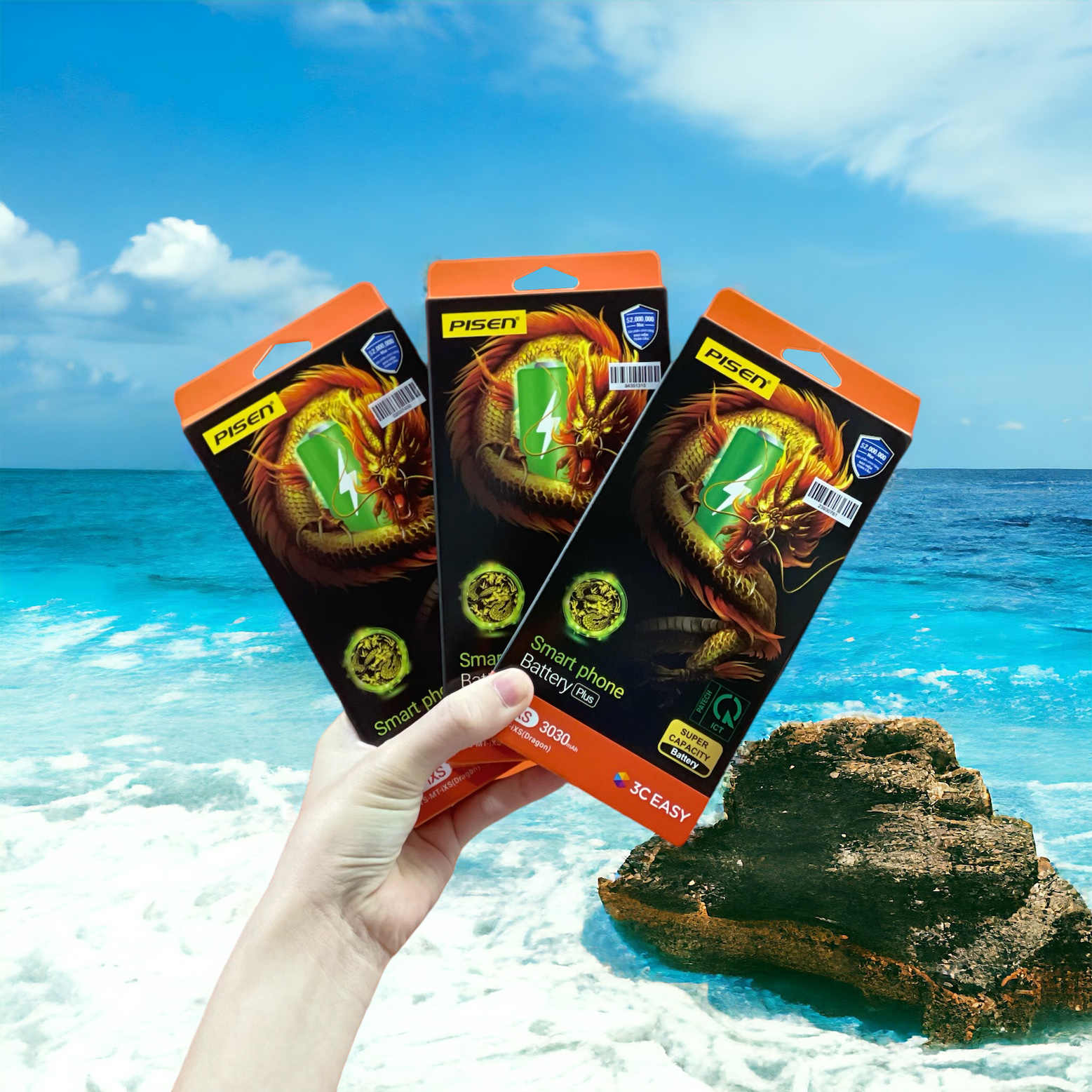  Pin Pisen Dragon Dung lượng siêu cao cho iphone 6 6s 6plus 6splus 7 7plus 8 8plus X Xs - Hàng Chính Hãng bảo hành 12 