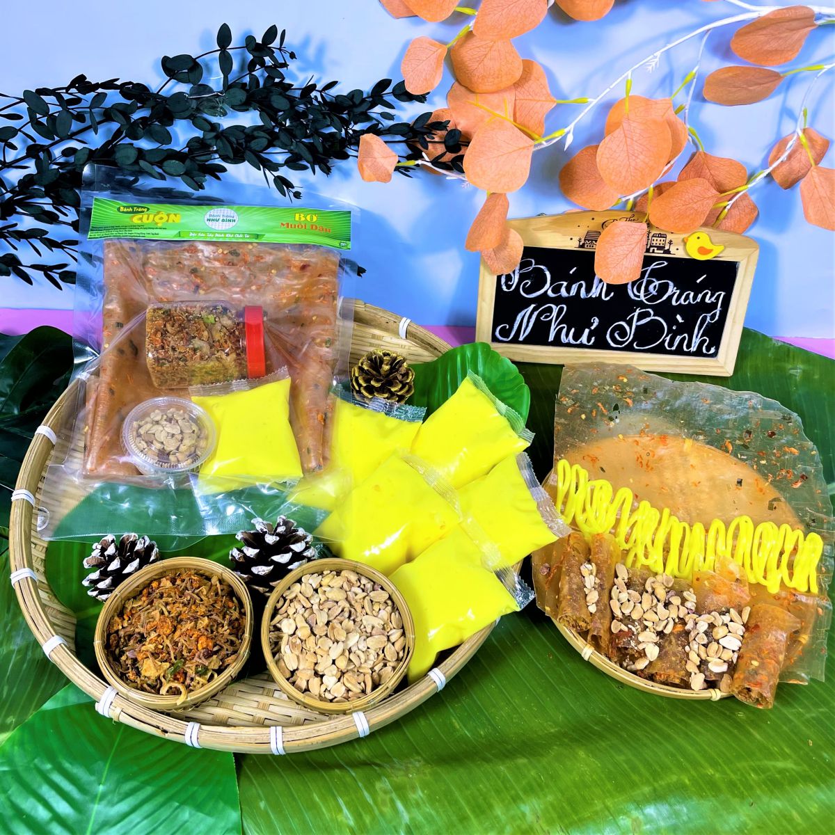 Bánh Tráng BƠ MUỐI ĐẬU Như Bình Mỏng Dẻo Béo Thơm ĂN NGON PHÁT THÈM