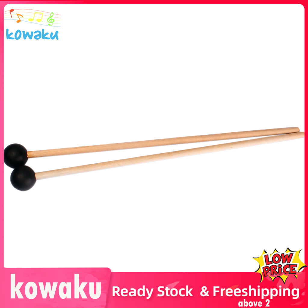 kowaku 1 Pair Glockenspiel Xylophone Beaters Plastic Head Mallets Sticks Beater
