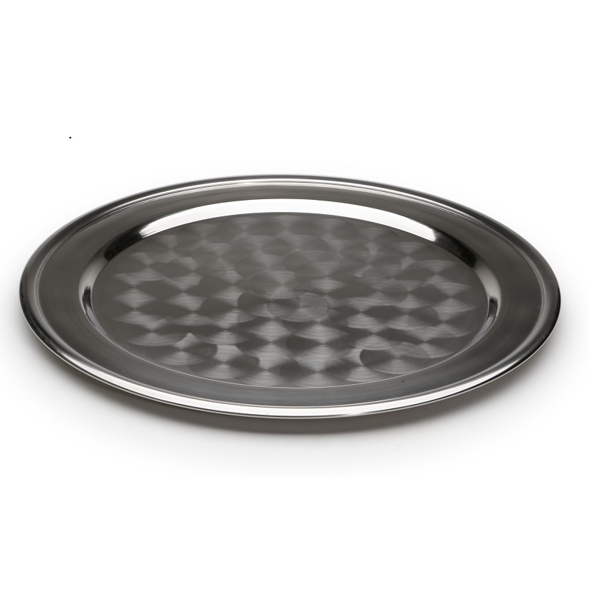 Mâm vành inox 430 dày dặn và sáng bóng Size 40cm