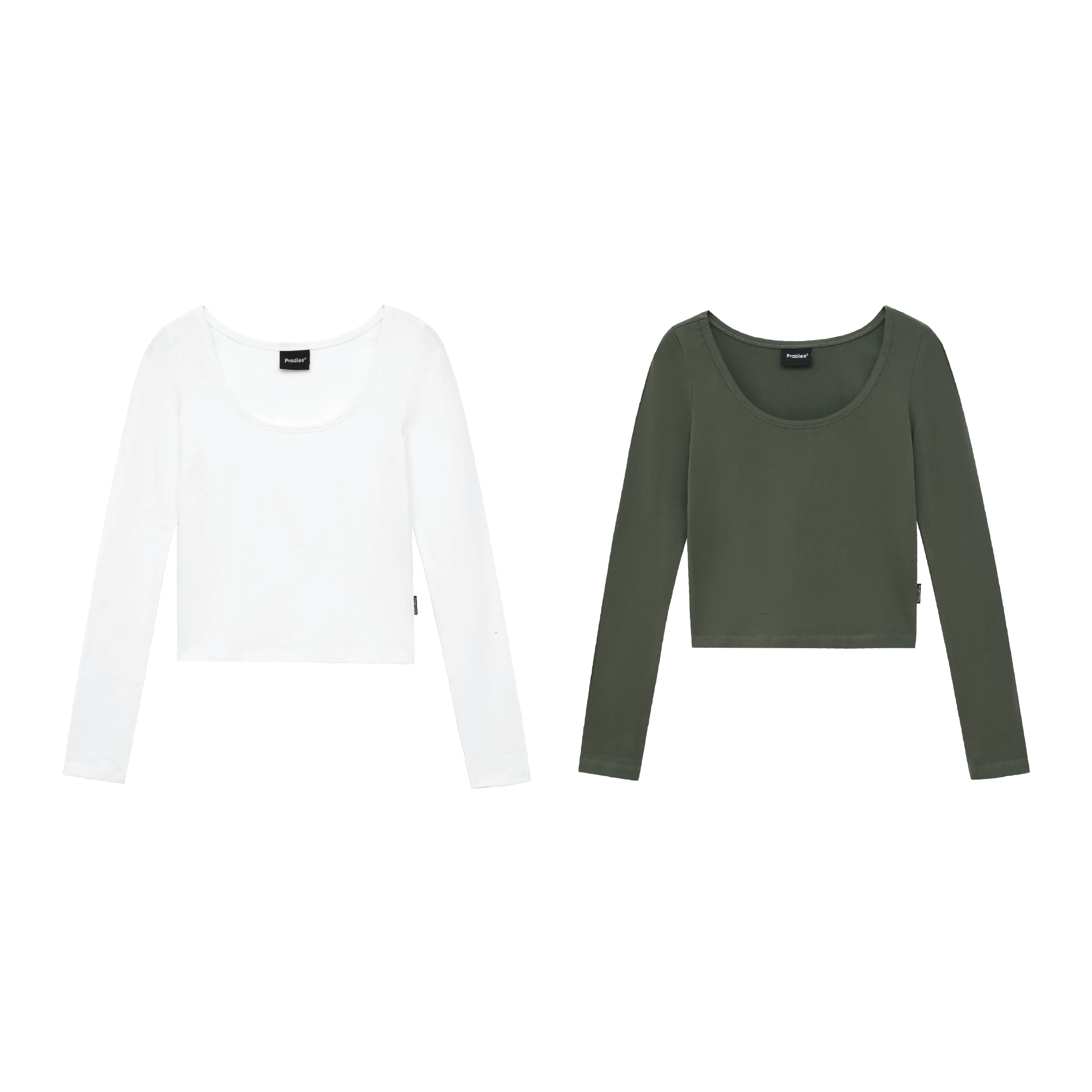 Áo thun nữ dài tay pradies basic / trơn