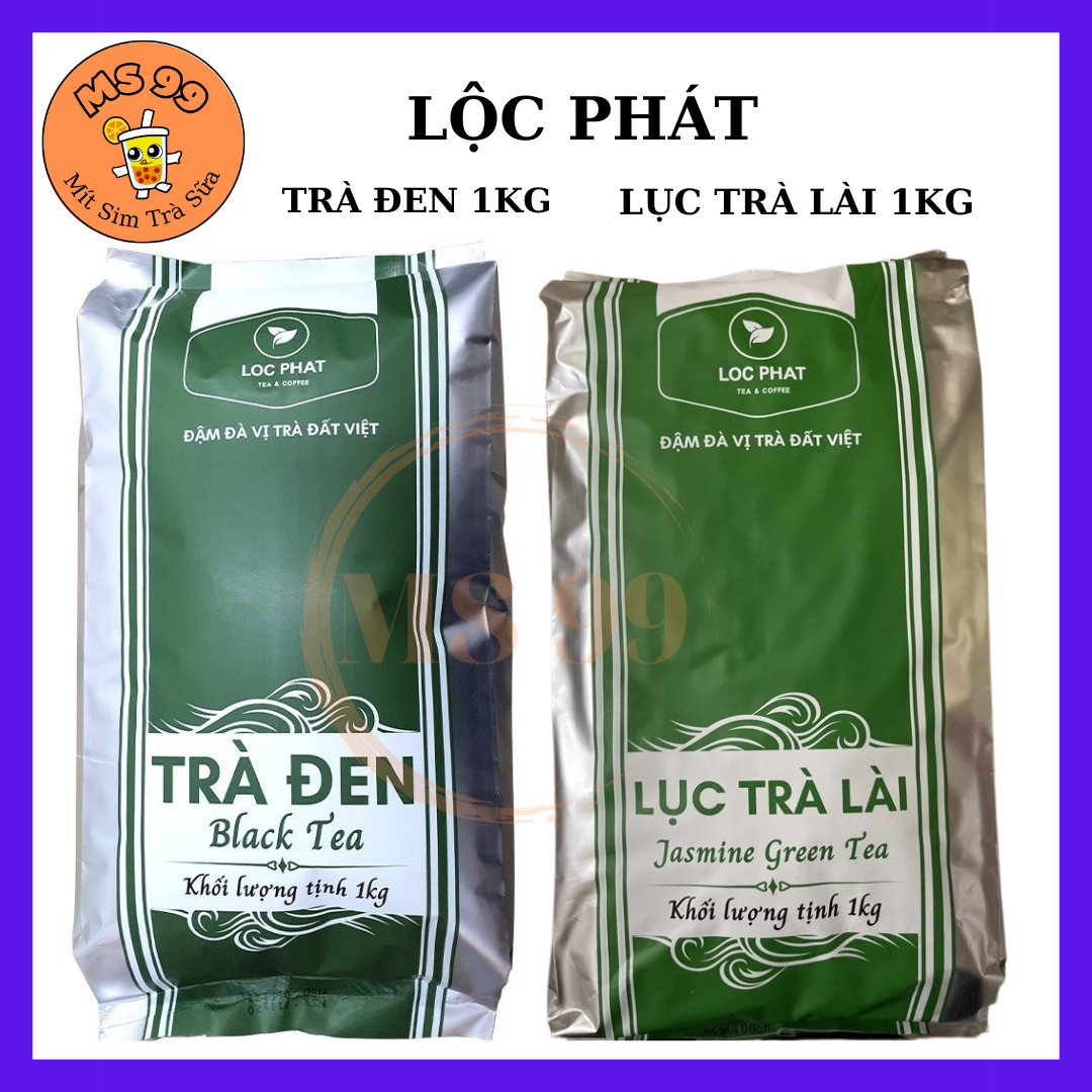 trà đen/trà lài/nguyên liệu làm trà sữa lộc phát gói 1kg/MS99
