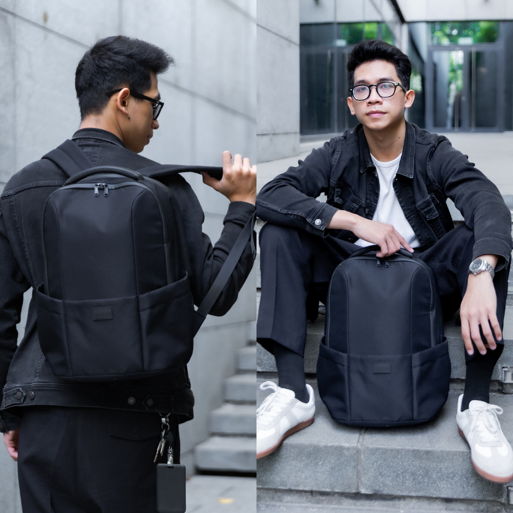 Balo Bishop đựng laptop 15 6 14 inch Jenoss Sức chứa Lớn Unisex Đa Dụng Chống Nước Bụi Shock Đi Phượt Du Lịch Đi Học Làm